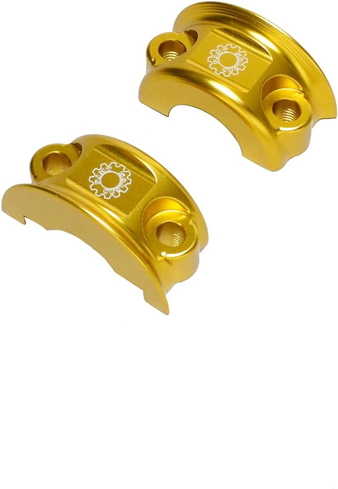 PJMTCUSTOM Gold Clutch Handlebar Clamp Lever Bracket Fits for Harley Davidson XL, Softail, Dyna, Touring (Gold) - Image 3